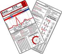 EKG Normgrößen & Lagetypen 2025 - Medizinische Taschen-Karte
