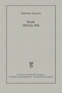 Briefe 1922 bis 1976