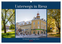 Unterwegs in Riesa (Wandkalender 2025 DIN A2 quer), CALVENDO Monatskalender