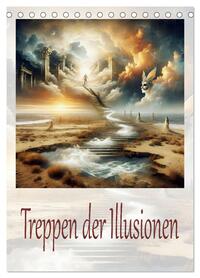 Treppen der Illusionen (Tischkalender 2026 DIN A5 hoch), CALVENDO Monatskalender