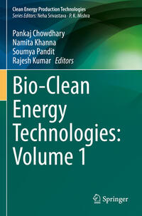 Bio-Clean Energy Technologies: Volume 1