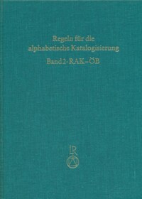 Regeln für öffentliche Bibliotheken (RAK-ÖB)