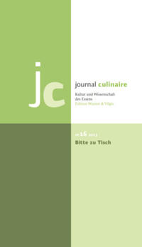 journal culinaire. Kultur und Wissenschaft des Essens