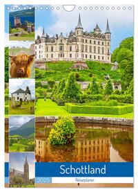 Schottland - Reiseplaner (Wandkalender 2025 DIN A4 hoch), CALVENDO Monatskalender