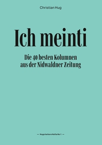 Ich meinti I