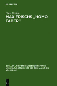 Max Frischs "Homo faber"