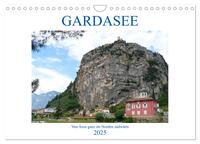 GARDASEE Von Arco ganz im Norden südwärts (Wandkalender 2025 DIN A4 quer), CALVENDO Monatskalender