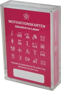 Glücklich im Leben - Motivationskartenset für Frauen als positive Impulsgeber zur Selbstfindung und Inspiration