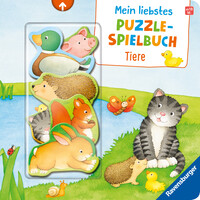 Mein liebstes Puzzle-Spielbuch - Tiere