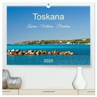 Toskana. Livorno - Volterra - Piombino (hochwertiger Premium Wandkalender 2025 DIN A2 quer), Kunstdruck in Hochglanz