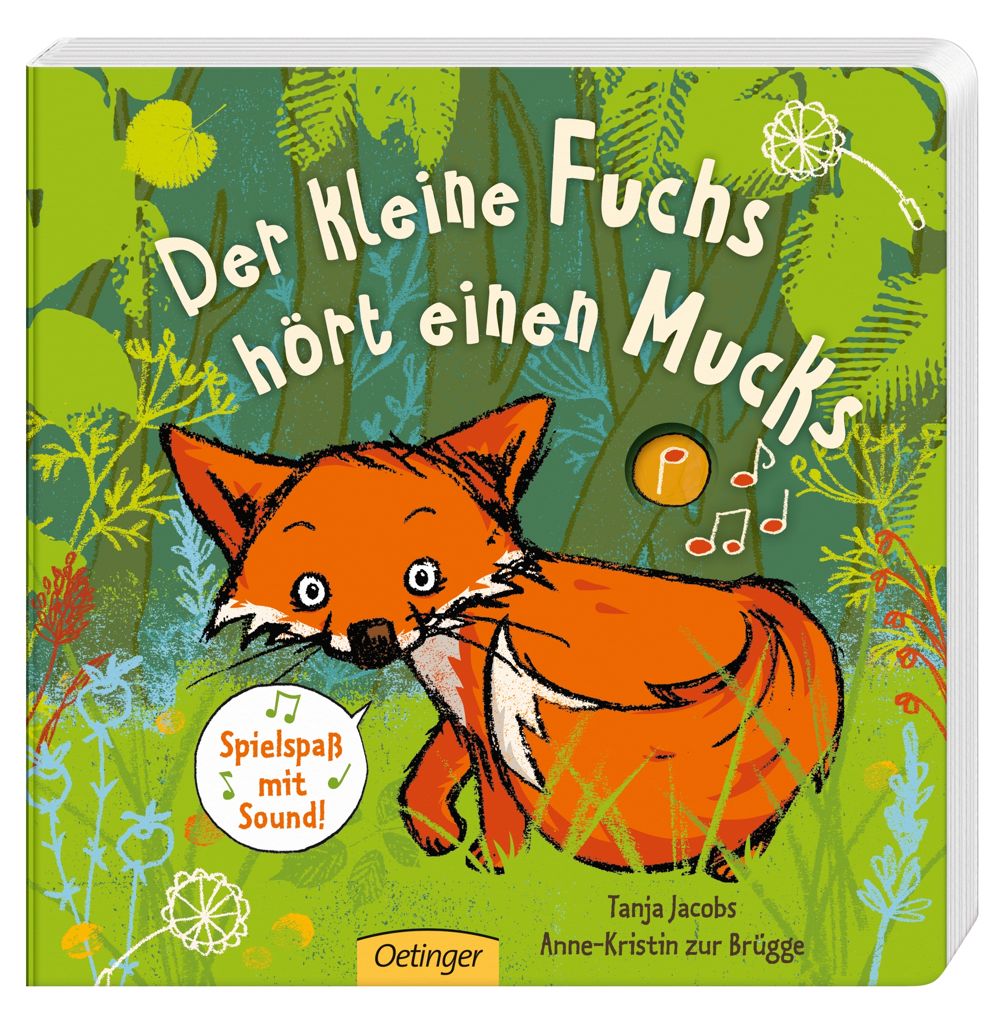 Der kleine Fuchs hört einen Mucks