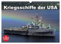 Kriegsschiffe der USA (Wandkalender 2025 DIN A3 quer), CALVENDO Monatskalender