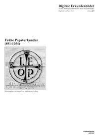 Frühe Papsturkunden (891-1054)