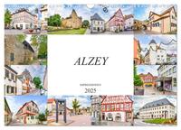 Alzey Impressionen (Wandkalender 2025 DIN A3 quer), CALVENDO Monatskalender