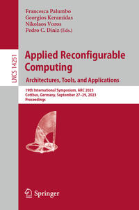 Applied Reconfigurable Computing. Architectures, Tools, and Applications