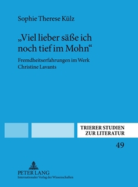 «Viel lieber säße ich noch tief im Mohn»