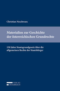 Materialien zur Geschichte der österreichischen Grundrechte