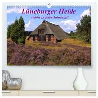 Lüneburger Heide - schön zu jeder Jahreszeit (hochwertiger Premium Wandkalender 2025 DIN A2 quer), Kunstdruck in Hochglanz