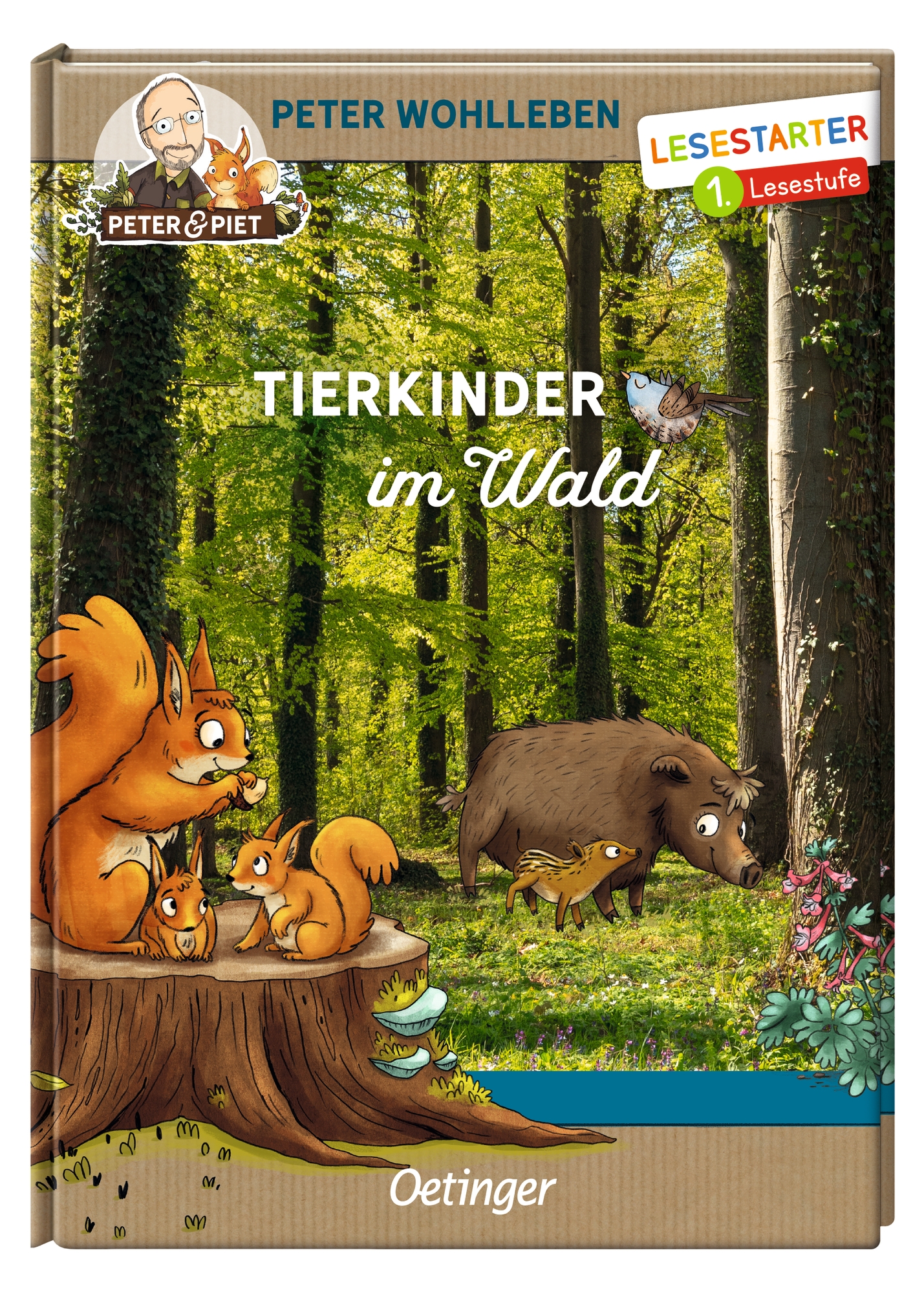 Tierkinder im Wald