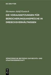 Die Voraussetzungen für Bereicherungsansprüche in Dreiecksverhältnissen