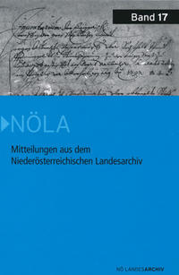 Mitteilungen aus dem Niederösterreichischen Landesarchiv 17