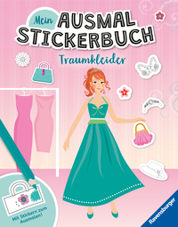 Mein Ausmalstickerbuch - Traumkleider