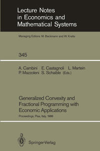 Generalized Convexity and Fractional Programming with Economic Applications