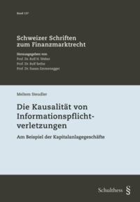 Die Kausalität von Informationspflichtverletzungen