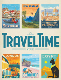 Travel Time - Reise-Plakate Kalender 2026