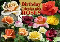 Birthday Calendar with ROSES