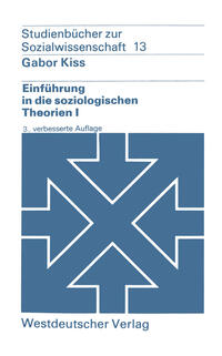 Einführung in die soziologischen Theorien I