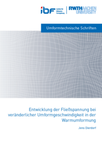 Entwicklung der Fließspannung bei veränderlicher Umformgeschwindigkeit in der Warmumformung