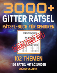 3000+ Gitter Rätsel Buch für Senioren aus 102 Themengebieten