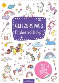 Glitzerspaß – Einhorn-Sticker