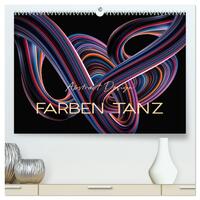 Farben Tanz Abstract Design (hochwertiger Premium Wandkalender 2025 DIN A2 quer), Kunstdruck in Hochglanz