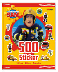 Feuerwehrmann Sam: 500 Sticker - Stickern - Rätseln - Ausmalen