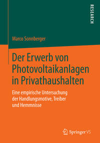 Der Erwerb von Photovoltaikanlagen in Privathaushalten