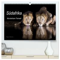 Südafrika wunderbare Tierwelt (hochwertiger Premium Wandkalender 2025 DIN A2 quer), Kunstdruck in Hochglanz