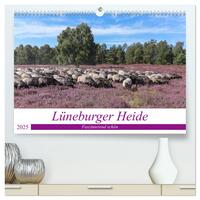 Lüneburger Heide - Faszinierend schön (hochwertiger Premium Wandkalender 2025 DIN A2 quer), Kunstdruck in Hochglanz