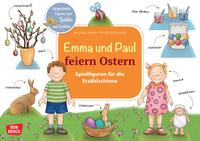 Emma und Paul feiern Ostern. Erzählschienen-Figurenset