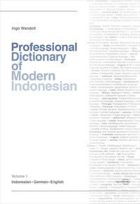 Professional Dictionary of Modern Indonesian