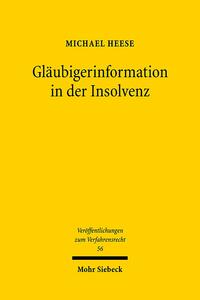 Gläubigerinformation in der Insolvenz