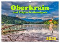 Oberkrain und Triglav-Nationalpark (Wandkalender 2025 DIN A2 quer), CALVENDO Monatskalender