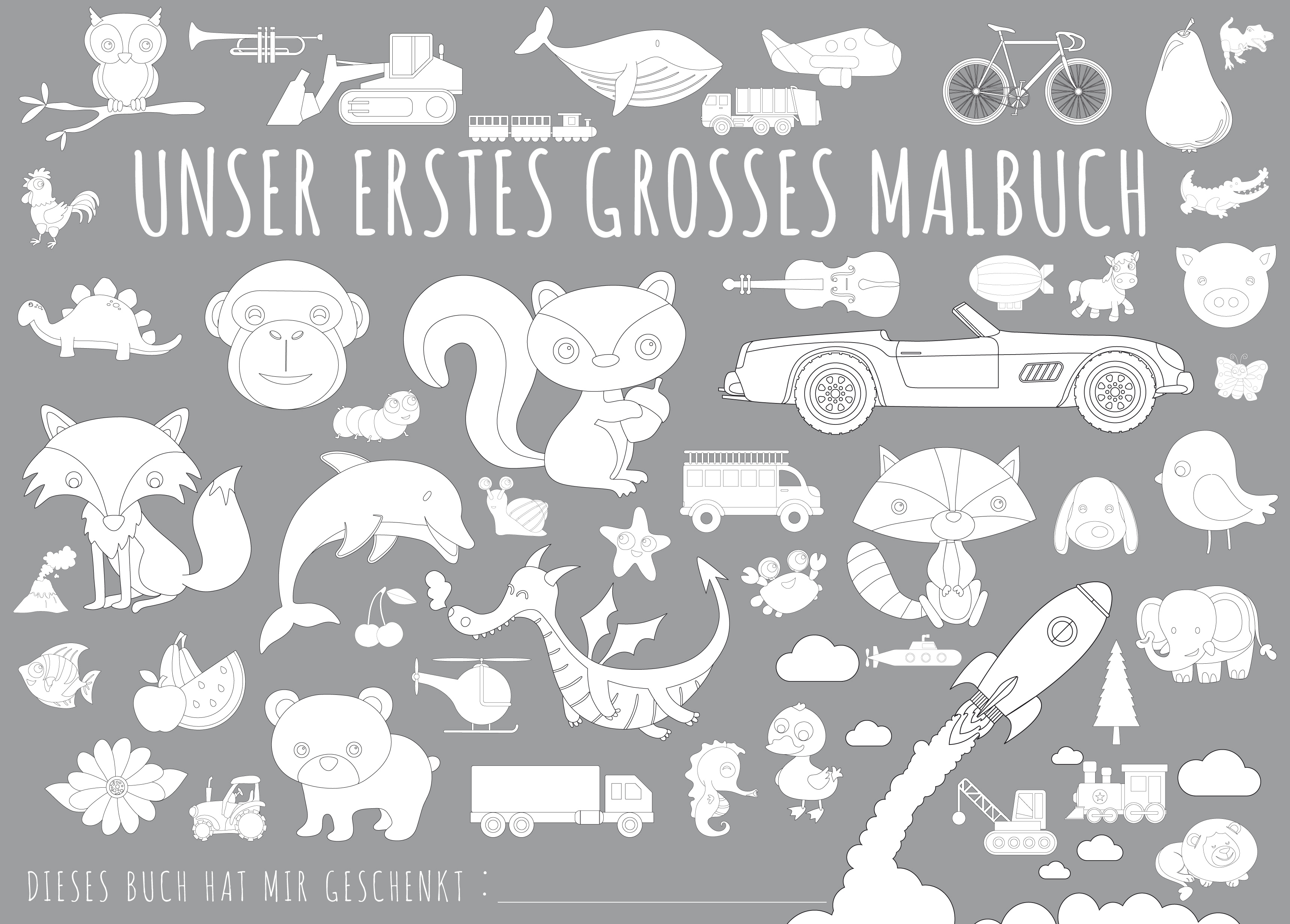 UNSER ERSTES GROSSES MALBUCH