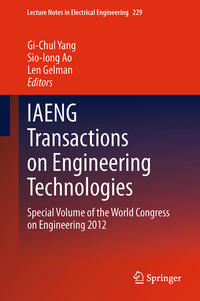 IAENG Transactions on Engineering Technologies