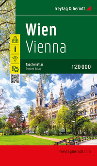 Wien, Taschenatlas 1:20.000, freytag & berndt