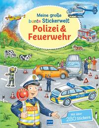 Meine große bunte Stickerwelt – Polizei und Feuerwehr