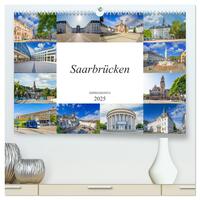 Saarbrücken Impressionen (hochwertiger Premium Wandkalender 2025 DIN A2 quer), Kunstdruck in Hochglanz