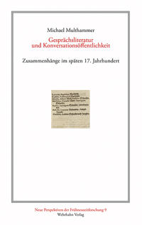 Gesprächsliteratur und Konversationsöffentlichkeit