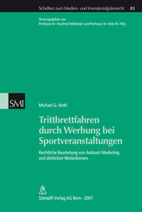 Trittbrettfahren durch Werbung bei Sportveranstaltungen